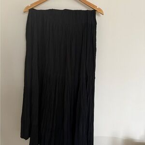 Modern Citizen Galena Ruched Tiered Midi Skirt